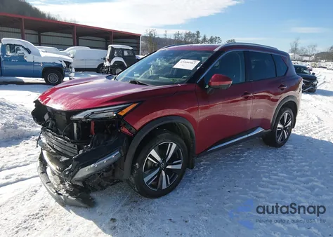 2021 Nissan Rogue Sl Intelligent Awd z USA, uszkodzony, nr VIN 5N1AT3CB6MC689133